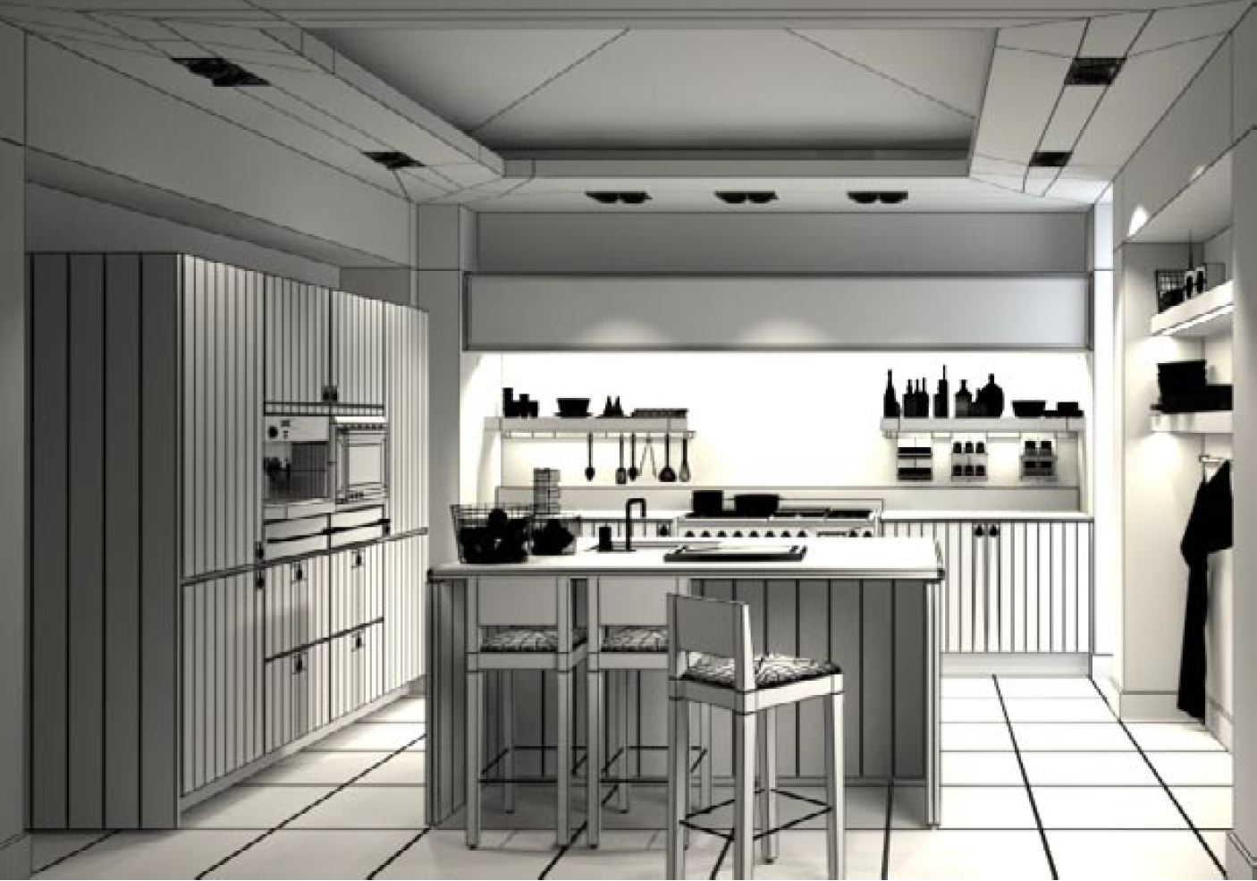 3d kitchen