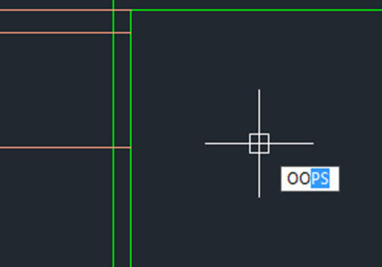 دستور oops در اتوکد
